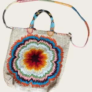 Shopper En Shalla Ricamata a mano medium size