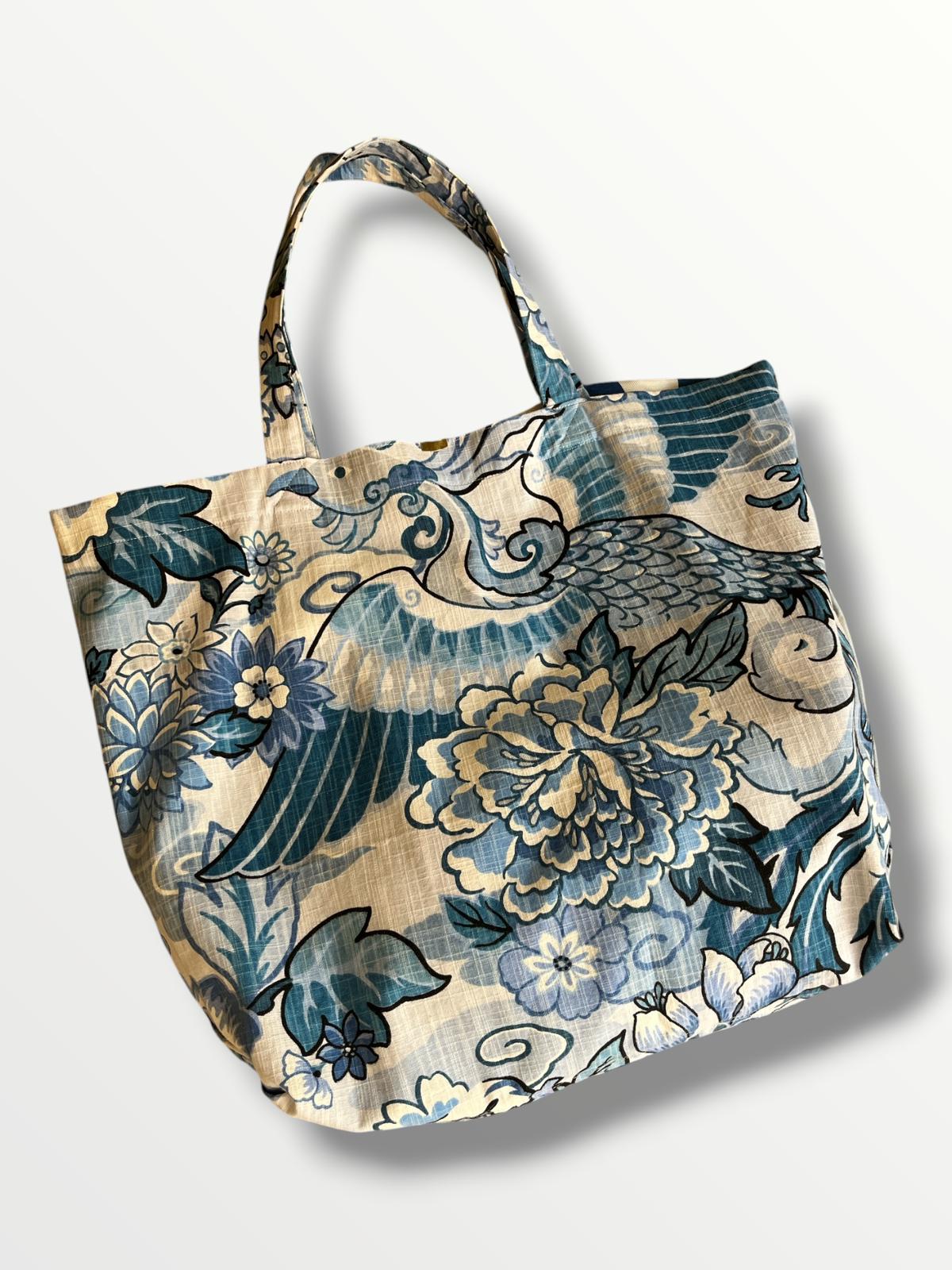 Borsa Mare Floreale Reversibile