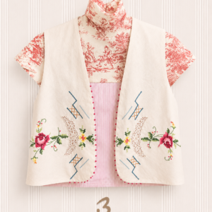 Gilet Upcycling Foderato Rosa