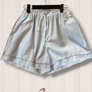 Mini Short Bastoncino Azzurro e Bianco