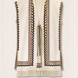 Gilet Poncho Upcycling Tovaglia
