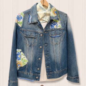 Giubbino Jeans Vintage Diesel Ricamato